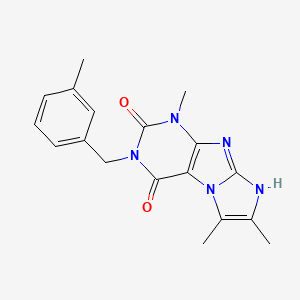 1,6,7-trimethyl-3-(3-methylbenzyl)-1H-imidazo[2,1-f]purine-2,4(3H,8H)-dione