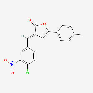 3-(4-chloro-3-nitrobenzylidene)-5-(4-methylphenyl)-2(3H)-furanone