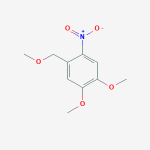 1,2-dimethoxy-4-(methoxymethyl)-5-nitrobenzene