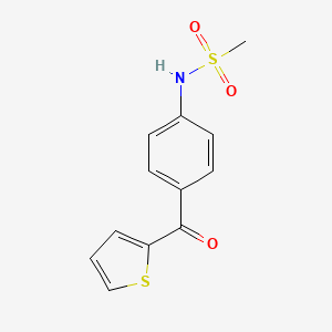 N-[4-(thiophene-2-carbonyl)phenyl]methanesulfonamide