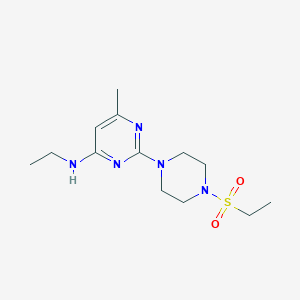 N-ethyl-2-[4-(ethylsulfonyl)-1-piperazinyl]-6-methyl-4-pyrimidinamine