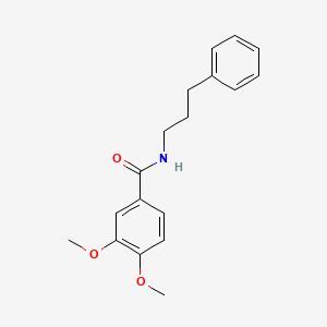 molecular formula C18H21NO3 B4598003 3,4-dimethoxy-N-(3-phenylpropyl)benzamide 