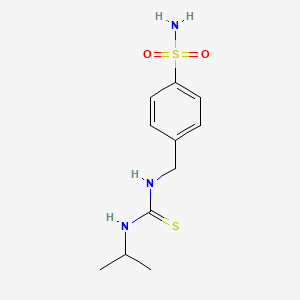 4-({[(isopropylamino)carbonothioyl]amino}methyl)benzenesulfonamide