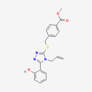 methyl 4-({[4-allyl-5-(2-hydroxyphenyl)-4H-1,2,4-triazol-3-yl]thio}methyl)benzoate