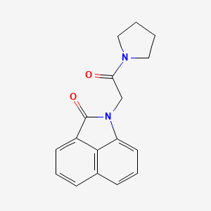 1-[2-oxo-2-(1-pyrrolidinyl)ethyl]benzo[cd]indol-2(1H)-one