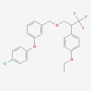 molecular formula C24H22ClF3O3 B045982 氟氟苯氧 CAS No. 118753-05-2