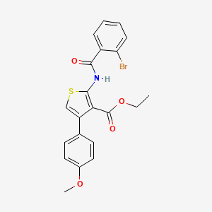 ethyl 2-[(2-bromobenzoyl)amino]-4-(4-methoxyphenyl)-3-thiophenecarboxylate