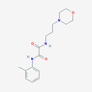 N-(2-methylphenyl)-N'-[3-(morpholin-4-yl)propyl]ethanediamide