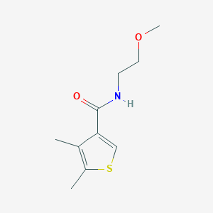 N-(2-methoxyethyl)-4,5-dimethyl-3-thiophenecarboxamide