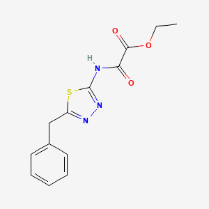 ethyl [(5-benzyl-1,3,4-thiadiazol-2-yl)amino](oxo)acetate