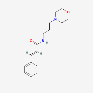 3-(4-methylphenyl)-N-[3-(4-morpholinyl)propyl]acrylamide