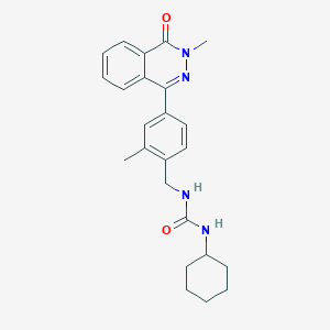 molecular formula C24H28N4O2 B4598427 N-环己基-N'-[2-甲基-4-(3-甲基-4-氧代-3,4-二氢-1-酞嗪基)苄基]脲 