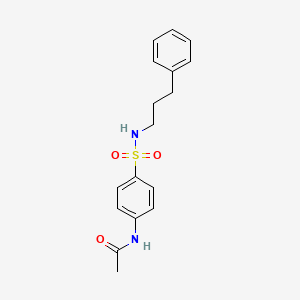 N-{4-[(3-phenylpropyl)sulfamoyl]phenyl}acetamide