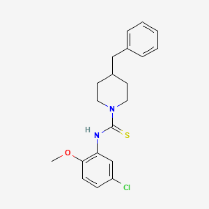 4-benzyl-N-(5-chloro-2-methoxyphenyl)piperidine-1-carbothioamide