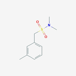 molecular formula C10H15NO2S B4598495 N,N-dimethyl-1-(3-methylphenyl)methanesulfonamide 