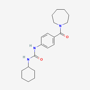 N-[4-(1-azepanylcarbonyl)phenyl]-N'-cyclohexylurea