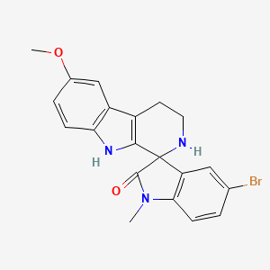 molecular formula C20H18BrN3O2 B4598509 5'-bromo-6-methoxy-1'-methyl-2,3,4,9-tetrahydrospiro[beta-carboline-1,3'-indol]-2'(1'H)-one 