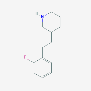 3-[2-(2-fluorophenyl)ethyl]piperidine hydrochloride