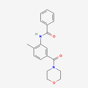 N-[2-methyl-5-(morpholin-4-ylcarbonyl)phenyl]benzamide