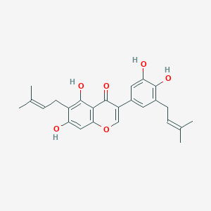 molecular formula C25H26O6 B045987 Isoangustone A CAS No. 129280-34-8