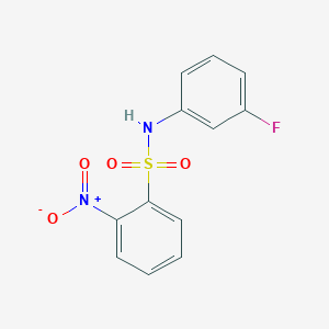 N-(3-fluorophenyl)-2-nitrobenzenesulfonamide