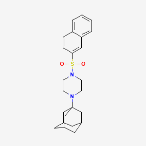 1-(1-adamantyl)-4-(2-naphthylsulfonyl)piperazine