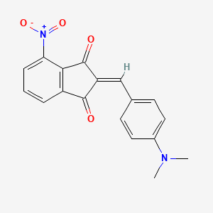 2-[4-(dimethylamino)benzylidene]-4-nitro-1H-indene-1,3(2H)-dione