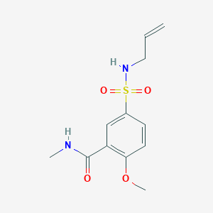 5-[(allylamino)sulfonyl]-2-methoxy-N-methylbenzamide