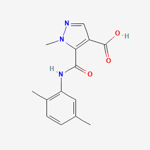 5-{[(2,5-dimethylphenyl)amino]carbonyl}-1-methyl-1H-pyrazole-4-carboxylic acid