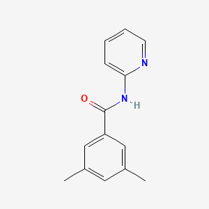 molecular formula C14H14N2O B4599156 3,5-dimethyl-N-2-pyridinylbenzamide 