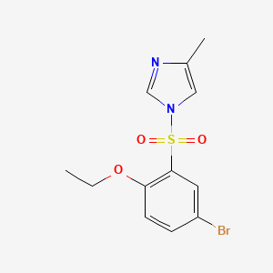 1-[(5-bromo-2-ethoxyphenyl)sulfonyl]-4-methyl-1H-imidazole