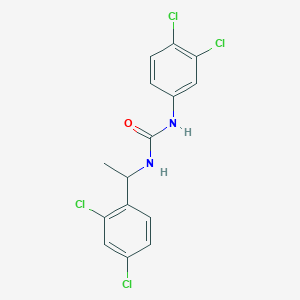 N-(3,4-dichlorophenyl)-N'-[1-(2,4-dichlorophenyl)ethyl]urea