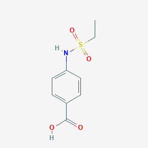 molecular formula C9H11NO4S B045992 4-[(Ethylsulfonyl)amino]benzoic acid CAS No. 116855-56-2