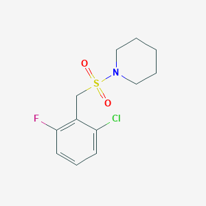 1-[(2-chloro-6-fluorobenzyl)sulfonyl]piperidine