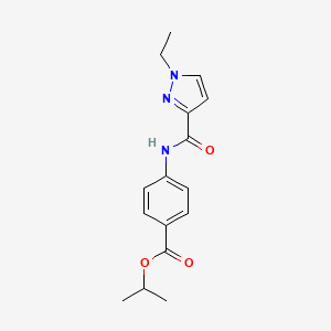 isopropyl 4-{[(1-ethyl-1H-pyrazol-3-yl)carbonyl]amino}benzoate