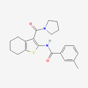 3-methyl-N-[3-(1-pyrrolidinylcarbonyl)-4,5,6,7-tetrahydro-1-benzothien-2-yl]benzamide