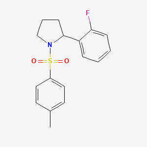 2-(2-fluorophenyl)-1-[(4-methylphenyl)sulfonyl]pyrrolidine