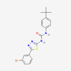 N-[5-(3-bromophenyl)-1,3,4-thiadiazol-2-yl]-N'-(4-tert-butylphenyl)urea