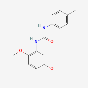 molecular formula C16H18N2O3 B4599482 N-(2,5-dimethoxyphenyl)-N'-(4-methylphenyl)urea 