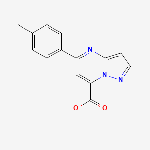 methyl 5-(4-methylphenyl)pyrazolo[1,5-a]pyrimidine-7-carboxylate