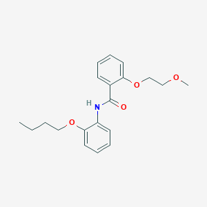 N-(2-butoxyphenyl)-2-(2-methoxyethoxy)benzamide