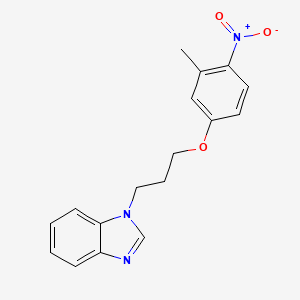 1-[3-(3-methyl-4-nitrophenoxy)propyl]-1H-benzimidazole