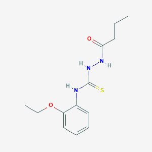 2-butyryl-N-(2-ethoxyphenyl)hydrazinecarbothioamide