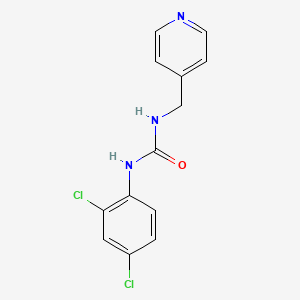 molecular formula C13H11Cl2N3O B4599648 N-(2,4-dichlorophenyl)-N'-(4-pyridinylmethyl)urea 