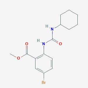 methyl 5-bromo-2-{[(cyclohexylamino)carbonyl]amino}benzoate