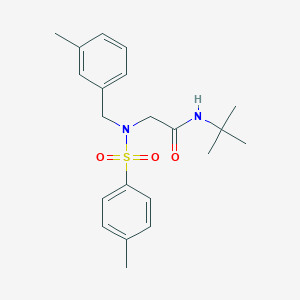 N-tert-butyl-N~2~-(3-methylbenzyl)-N~2~-[(4-methylphenyl)sulfonyl]glycinamide