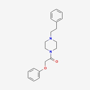 1-(phenoxyacetyl)-4-(2-phenylethyl)piperazine