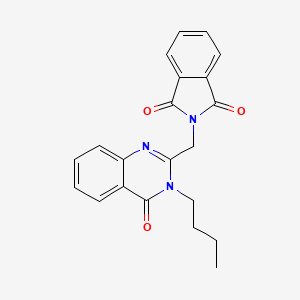 2-[(3-butyl-4-oxo-3,4-dihydro-2-quinazolinyl)methyl]-1H-isoindole-1,3(2H)-dione