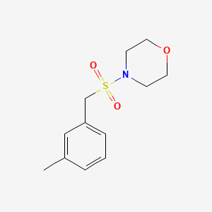 molecular formula C12H17NO3S B4599931 4-[(3-甲基苄基)磺酰基]吗啉 