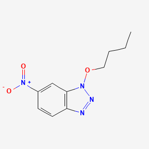 molecular formula C10H12N4O3 B4599982 1-Butoxy-6-nitrobenzotriazole 